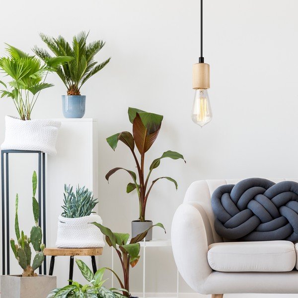 Natúr színű függőlámpa Leon – LAMKUR-image-1