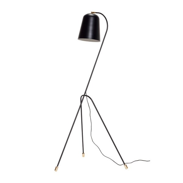 Floor Lamp fekete állólámpa, magasság 156 cm - Hübsch