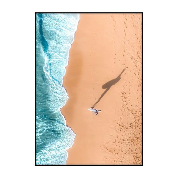 Surfer On The Beach plakát, 40 x 30 cm - Imagioo