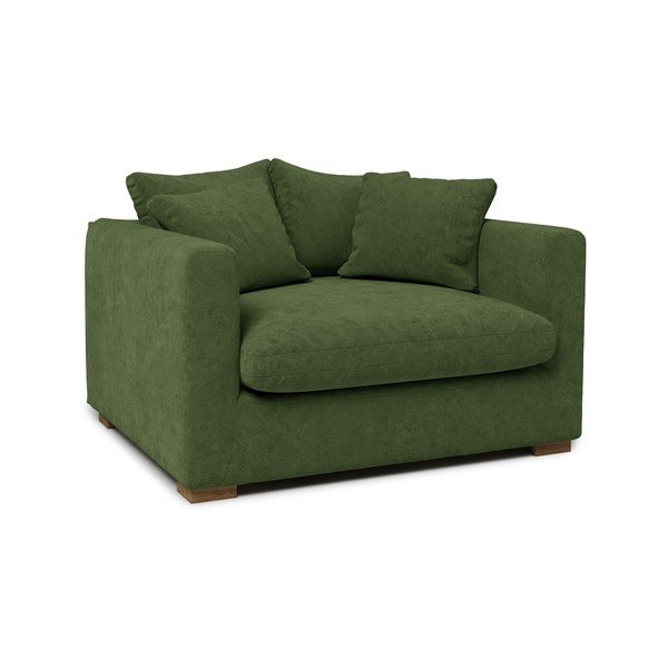 Sötétzöld fotel Comfy – Scandic-image-1
