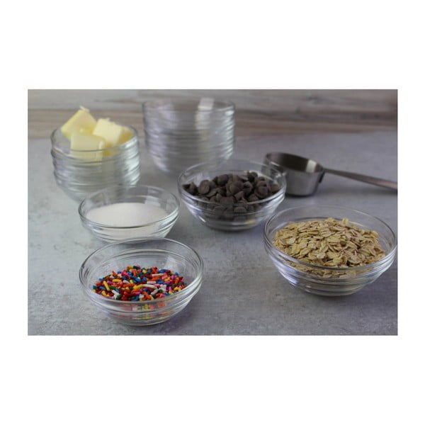 Üveg tálka szett 6 db-os ø 9 cm Gigogne - Duralex-image-2