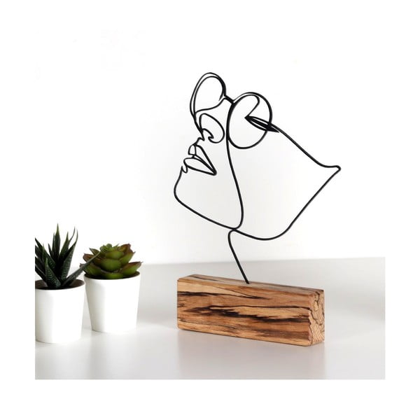 Fém szobor Girl – Mioli Decor-image-2