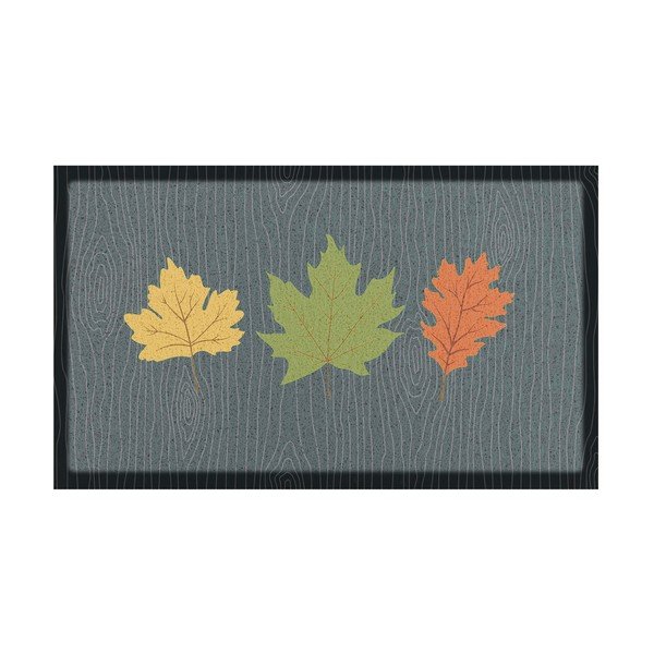 Lábtörlő 40x70 cm Autumn Leaves on Green – Artsy Doormats