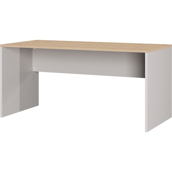 Íróasztal tölgyfa dekoros asztallappal 79x158 cm Lissabon – Germania