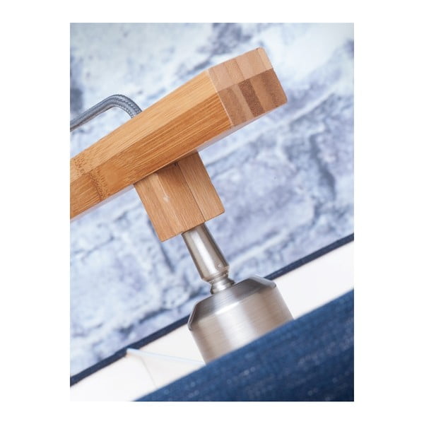 Himalaya állólámpa fehér búrával és bambusz lámpatesttel - Good&Mojo-image-1