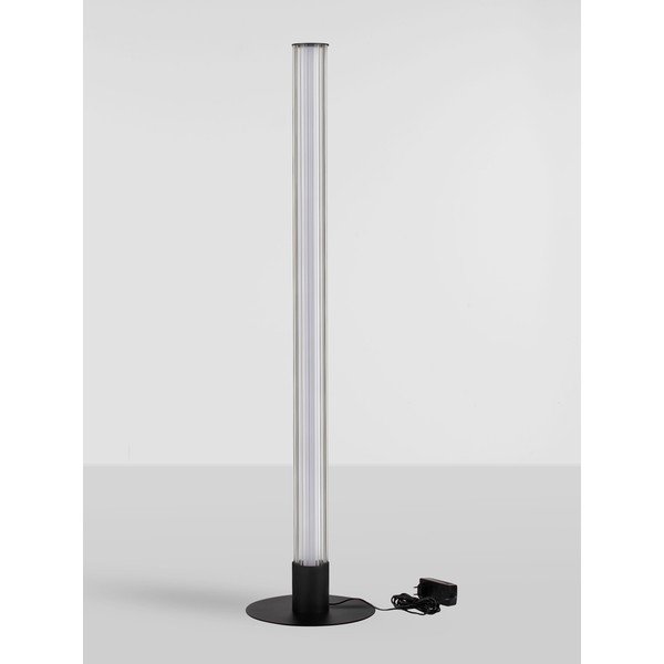 Matt fekete alumínium LED dimmelhető állólámpa üveg búrával (magasság 130 cm) Glovia – Nova Luce-image-4