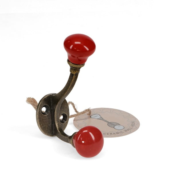 Piros fém fali fogas 3 cm – Rex London-image-2