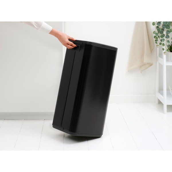 Matt fekete acél érintésre nyíló szemetes 30 l Bo Touch – Brabantia-image-2