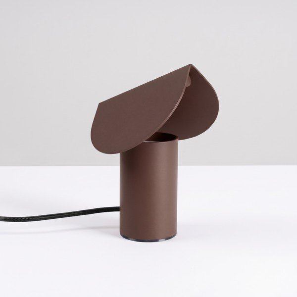 Barna alumínium LED asztali lámpa (magasság 15 cm) BISCUIT – Thoro-image-4