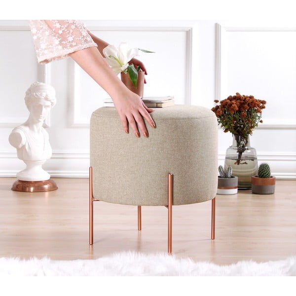 Bézs puff Copper – Artie-image-3
