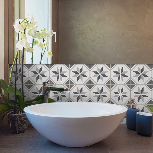 Cement Tiles Noha 9 db falmatrica, 10 x 10 cm - Ambiance-image-1