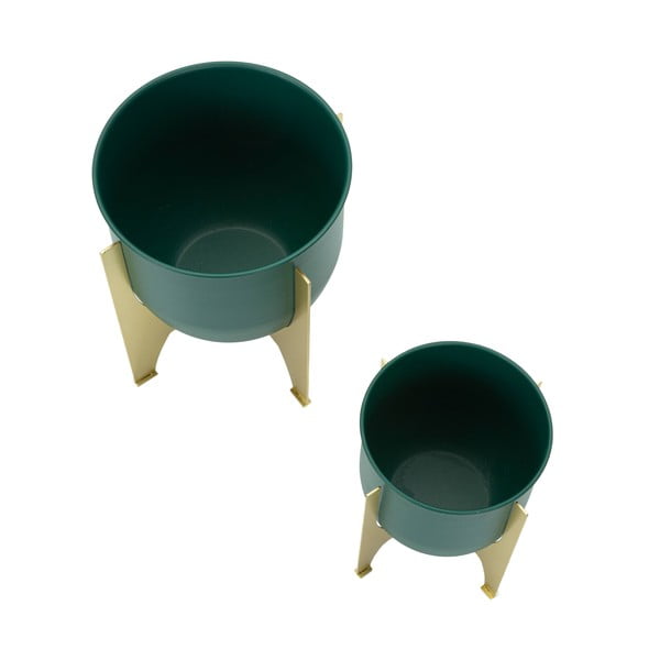 Fém kaspó szett 2 db-os ø 24 cm Grent Shet – Mauro Ferretti-image-2