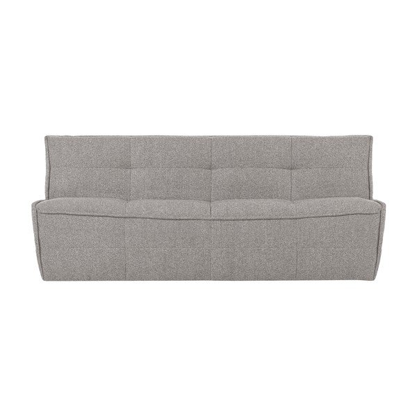 Világosszürke buklé kanapé 204 cm Cluster – vtwonen