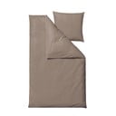 Szürkésbarna egyszemélyes hosszabbított damaszt ágyneműhuzat 140x220 cm Tiles – Södahl