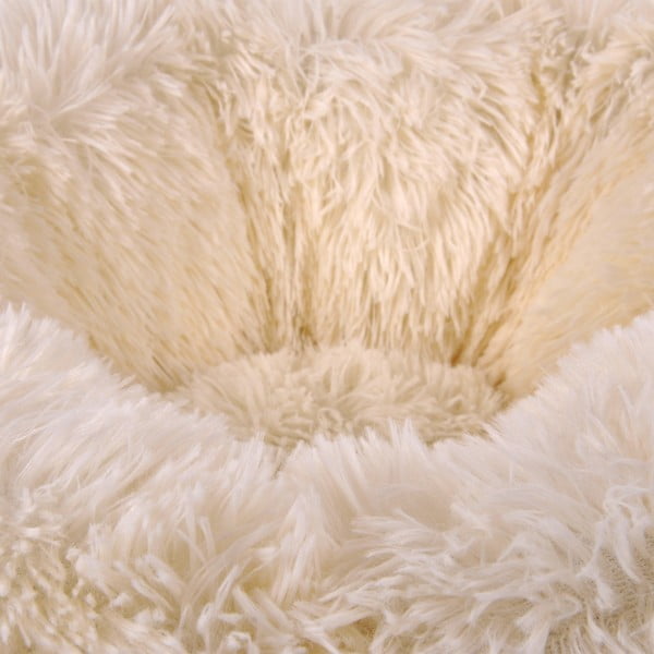 Krémszínű fekhely kutyáknak ø 95 cm – Love Story-image-1