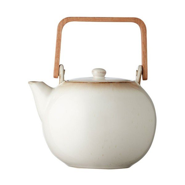 Bézs kerámia teáskanna szűrővel 1,2 l Gastro Cream – Bitz