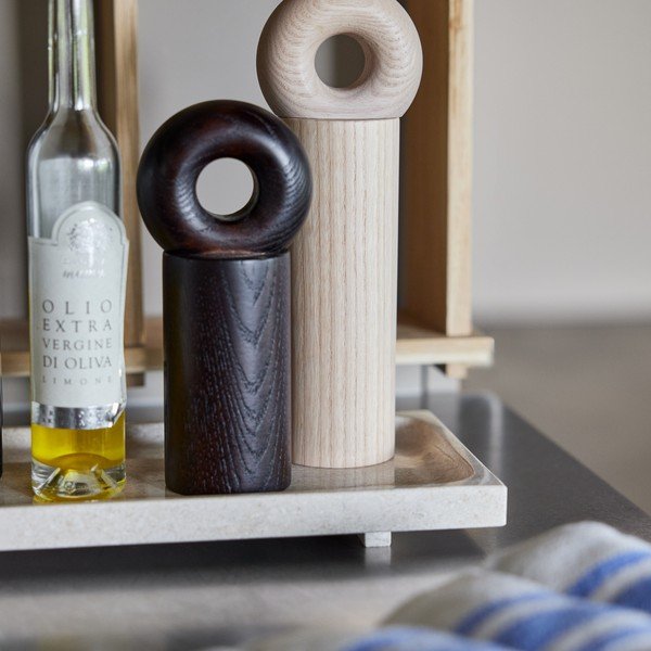 Natúr színű fa só- és borsőrlő Hoop – OYOY Living Design-image-2