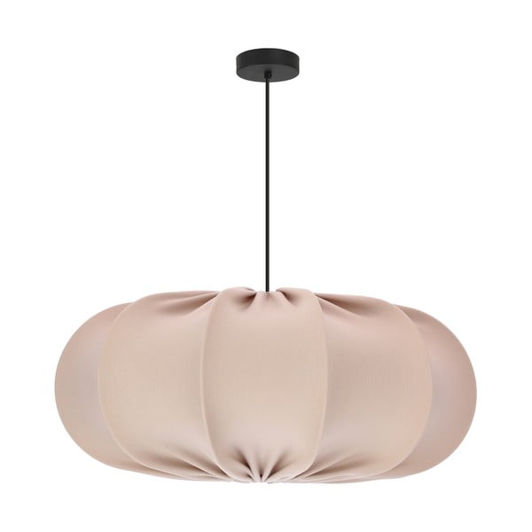 Bézs függőlámpa textil búrával ø 52 cm Cafee – Candellux Lighting-image-4