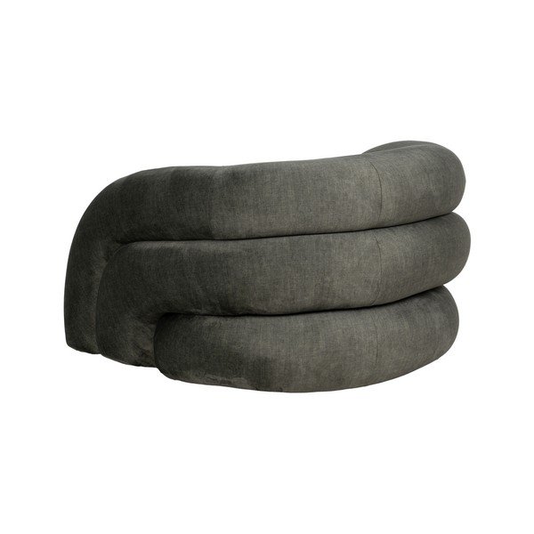 Sötétzöld bársony fotel Archie – Ixia-image-3