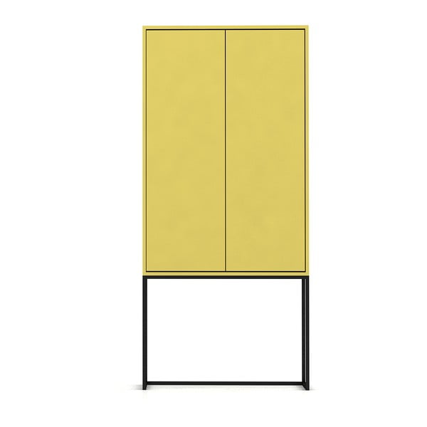 Sárga szekrény 75x164,5 cm Lennon – Really Nice Things