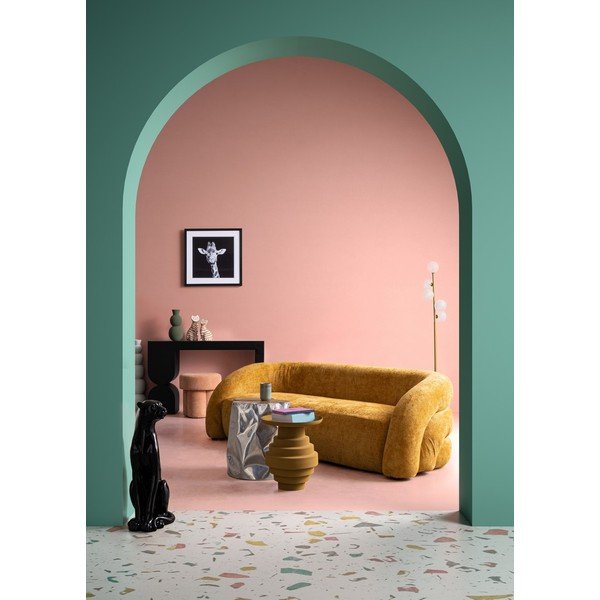 Fekete konzolasztal üveg asztallappal 32x120 cm Archie – Bizzotto-image-3