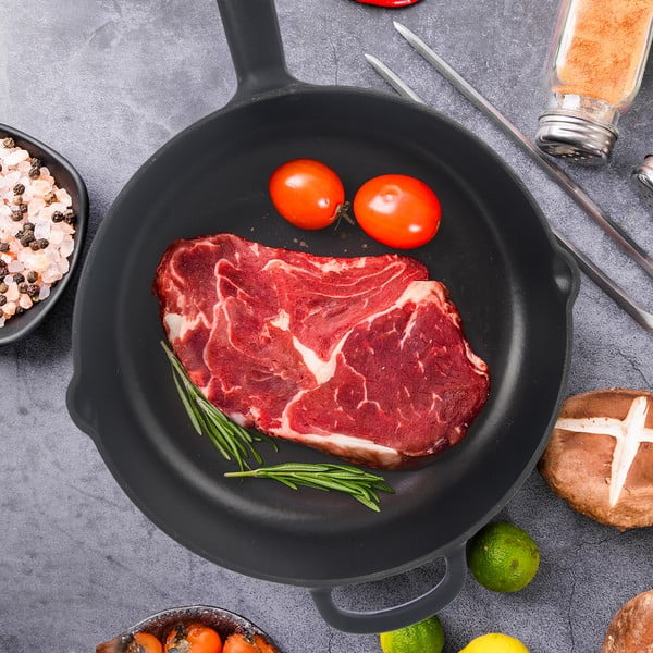 Öntöttvas serpenyő ø 24 cm LITINA SMALT – Orion-image-1