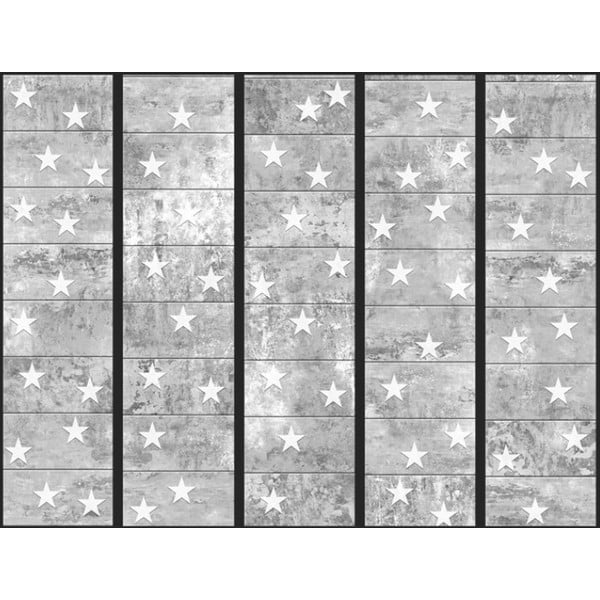 Stars On Concrete tapétatekercs, 0,5 x 10 m - Bimago