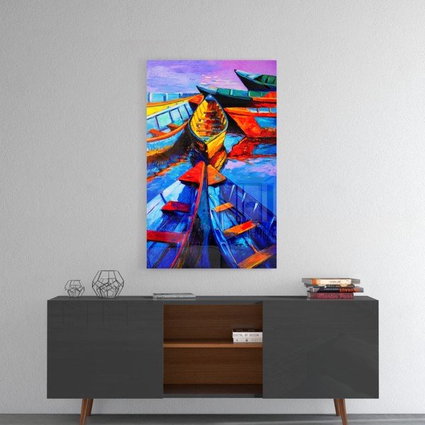 Boats üvegezett kép - Insigne-image-1