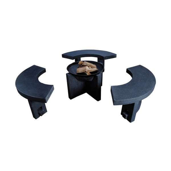 Gránit ülőpad tűzrakó mellé - Esschert Design-image-2