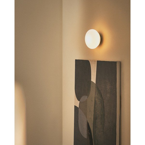 Fehér-fekete fali lámpa ø 15 cm Bamila – Kave Home-image-1