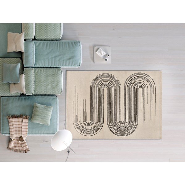 Krémszínű szőnyeg 140x200 cm Garden – Universal-image-2