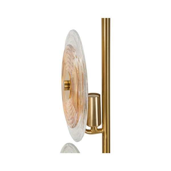 Aranyszínű asztali lámpa üveg búrával (magasság 63 cm) Venice – Mauro Ferretti-image-3