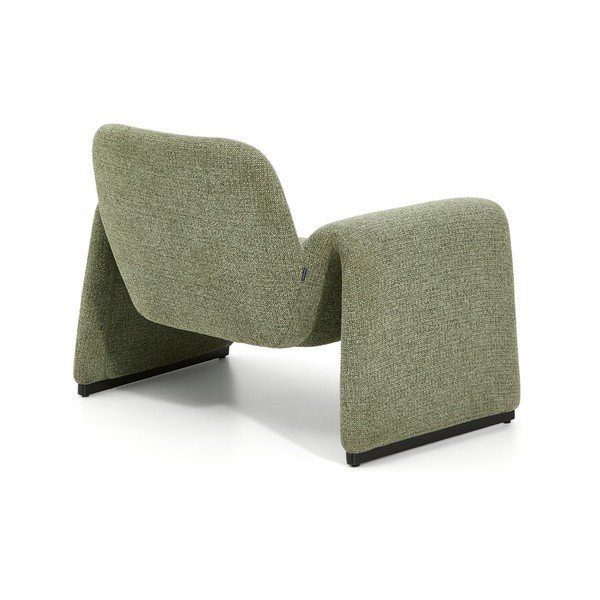 Zöld zsenília fotel Melvia – Kave Home-image-4