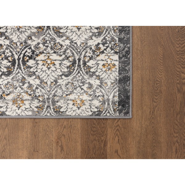 Sötétszürke-elefántcsont színű futószőnyeg 80x250 cm Soft Viskan – FD-image-4