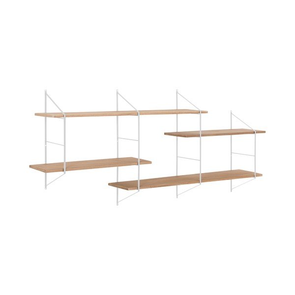 Belfast fali polc paulownia fából - Actona-image-1