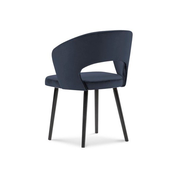 Elpis sötétkék étkezőszék bársony kárpittal - Windsor & Co Sofas-image-2