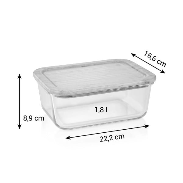 Élelmiszertartó üveg doboz Online – Tescoma-image-1