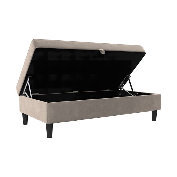 Szürke bársony lábtartó Hartford – Støraa-image-4