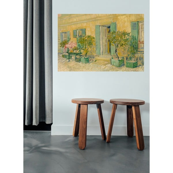 Reprodukciós kép 90x60 cm Exterior of a Restaurant in Asnières, Vincent van Gogh – Fedkolor-image-1
