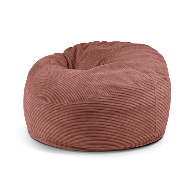 Téglavörös kordbársony babzsákfotel Om 110 – SLOWDOWN