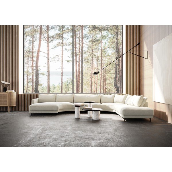 Bézs sarokkanapé (U alakú) Samba – Furninova -image-1