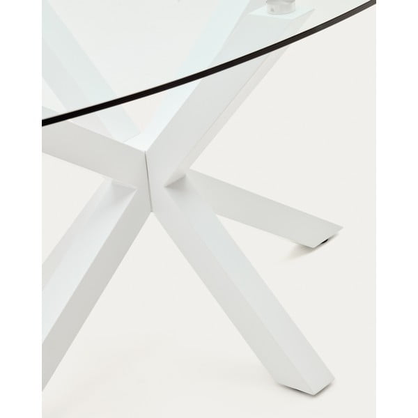 Étkezőasztal üveg asztallappal 100x200 cm Argo – Kave Home-image-1