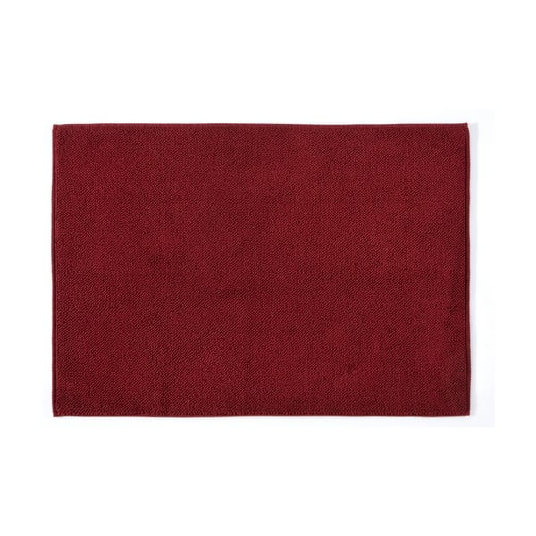 York piros pamut fürdőszobai kilépő, 60 x 90 cm - Foutastic