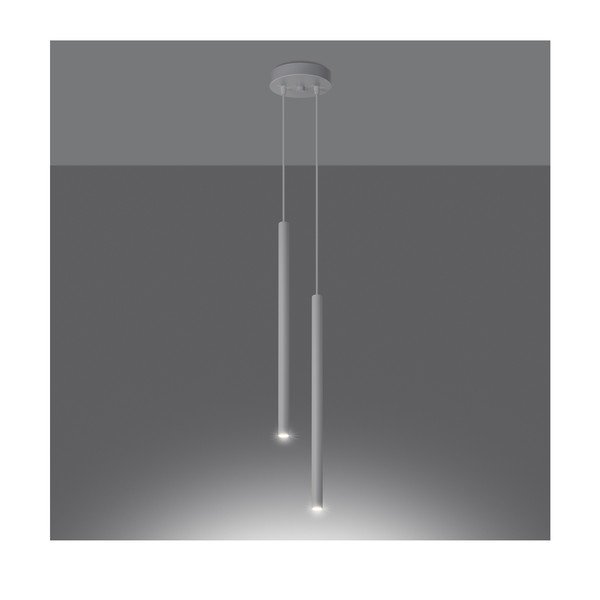 Fehér fém függőlámpa ø 15 cm Fideus – Sollux-image-4