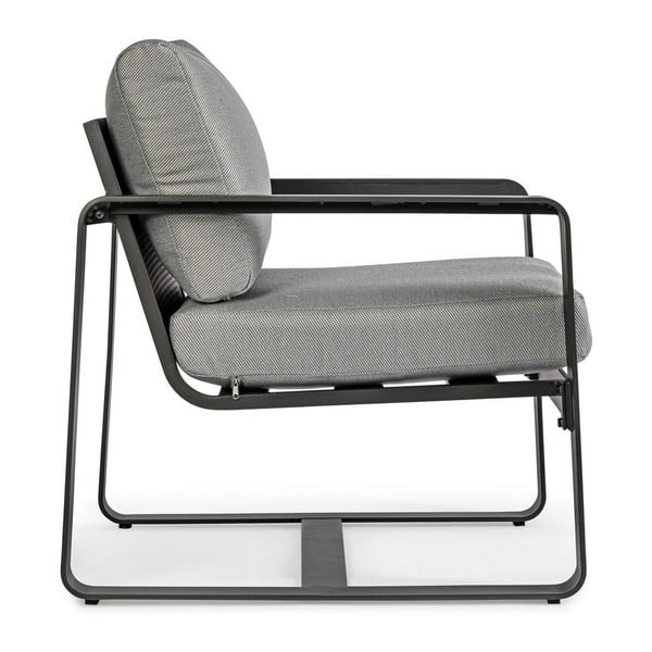 Szürke fém kerti fotel Merrigan   – Bizzotto-image-3