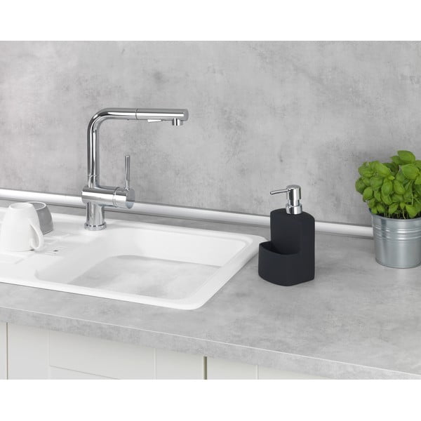 Festival fekete szivacstartó és szappanadagoló - Wenko-image-3