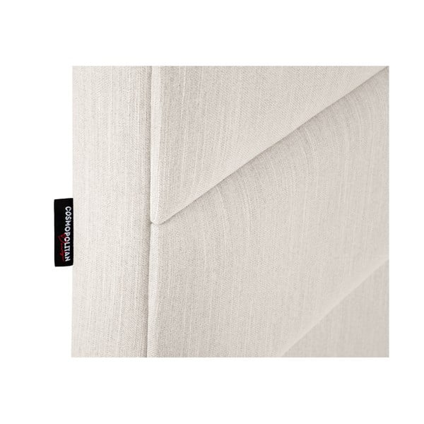 Bézs kárpitozott ágytámla 160x120 cm NY - Cosmopolitan Design-image-4