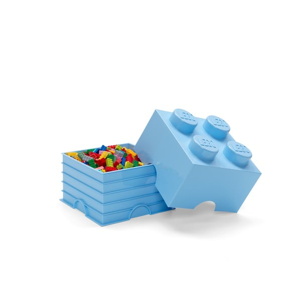 Világoskék négyszögletes tárolódoboz - LEGO®-image-2