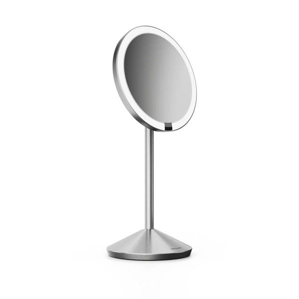 Kozmetikai tükör világítással-nagyítós (tízszeres nagyítás) ø 12 cm – simplehuman