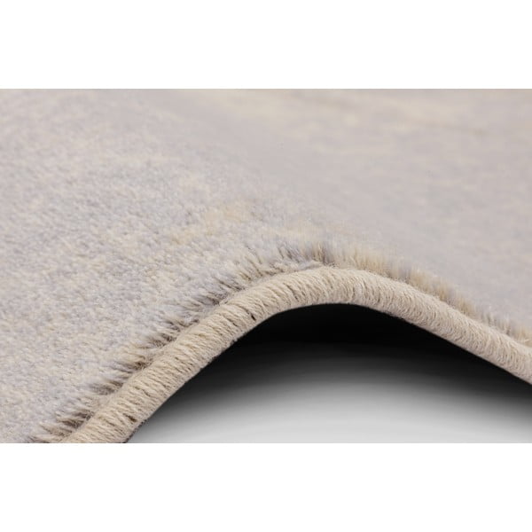 Szürke-krémszínű gyapjú szőnyeg 160x240 cm Lissey – Agnella-image-2